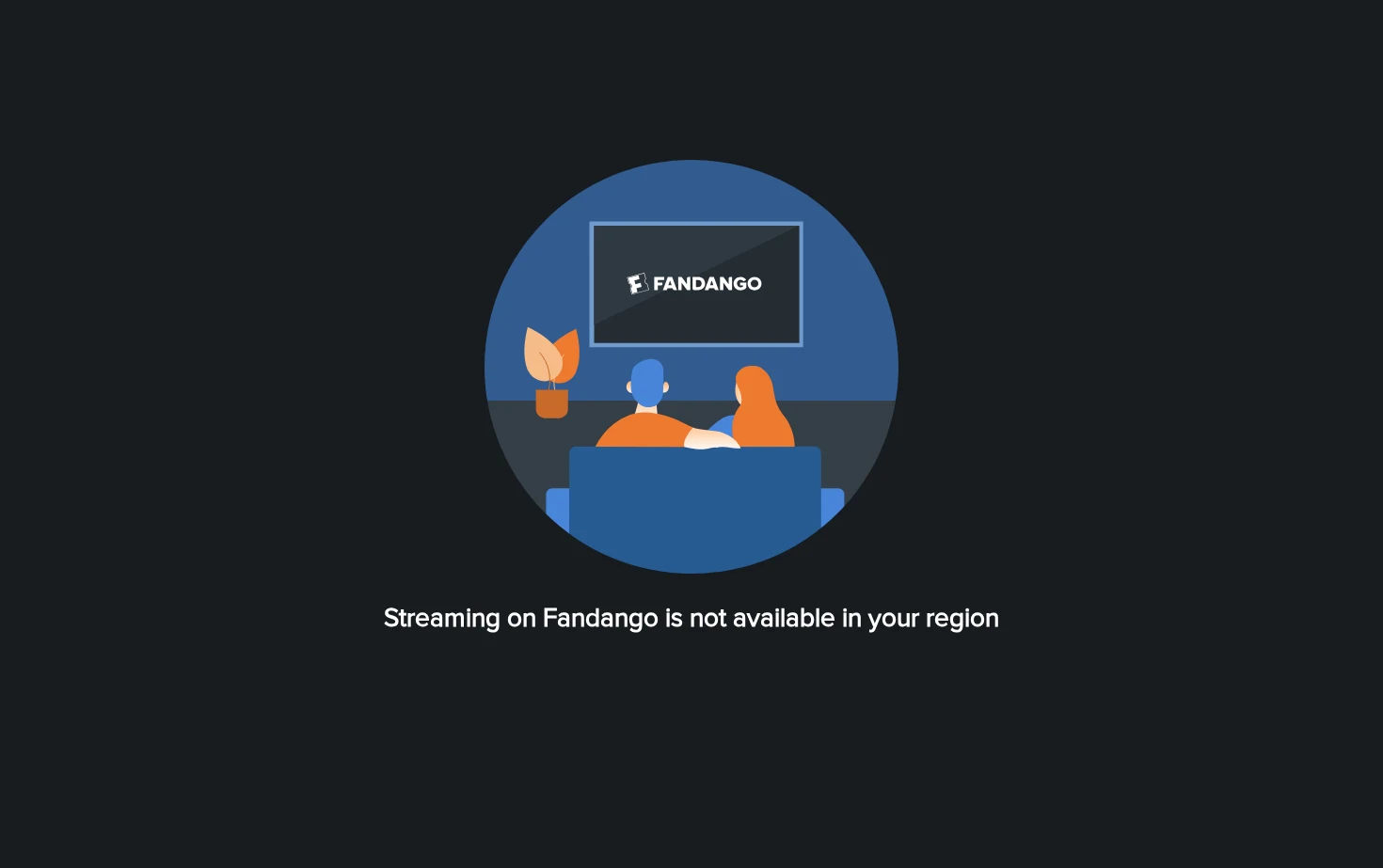 Streaming on Fandango 页面快照